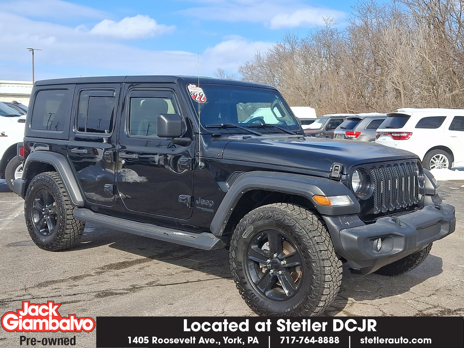 Used 2022 Jeep Wrangler Unlimited Sport image 1