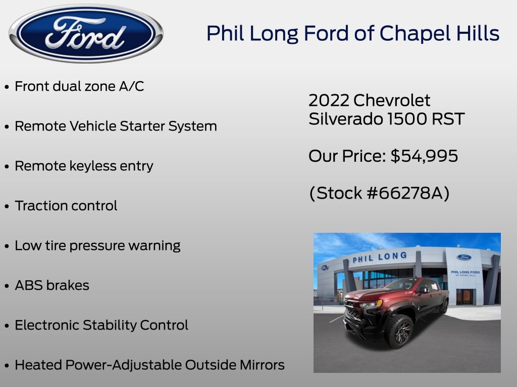 Used 2022 Chevrolet Silverado 1500 RST AWD/4WD image 40