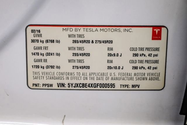 Used 2016 Tesla Model X Performance image 68