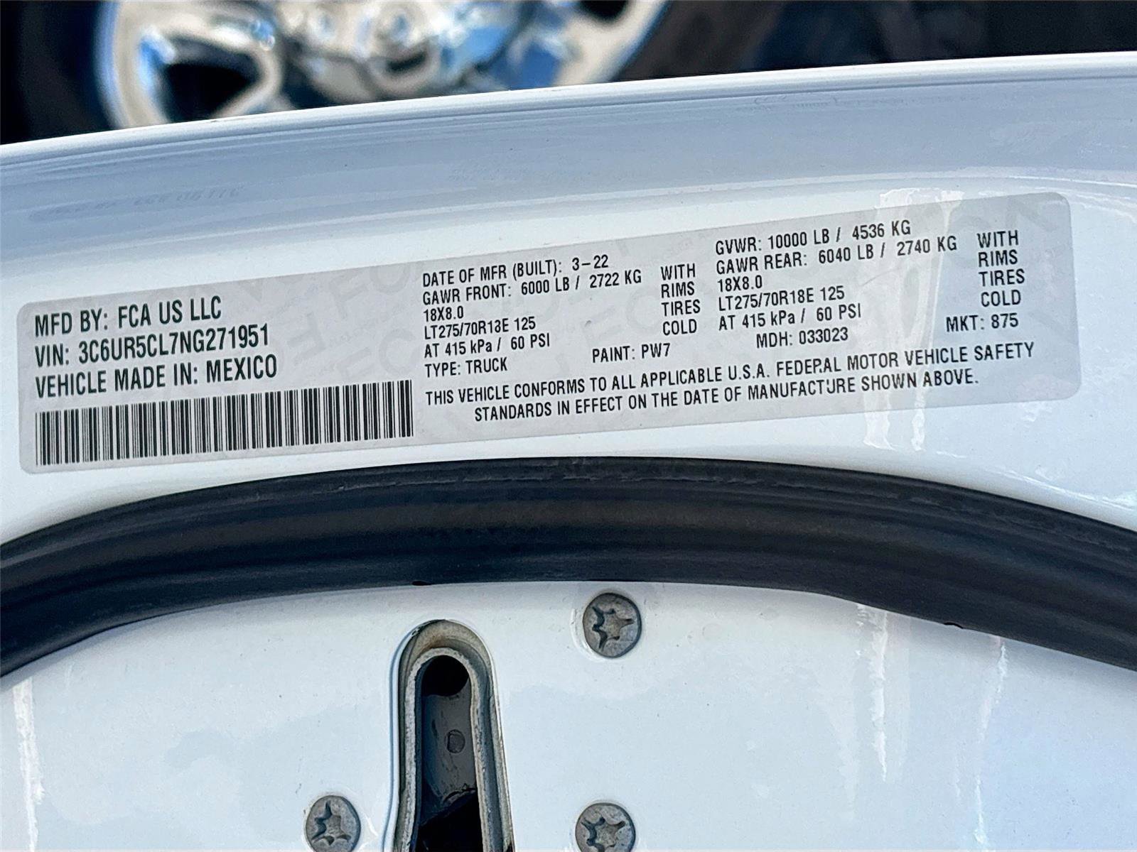 Used 2022 RAM 2500 Tradesman w/ Chrome Appearance Group image 35