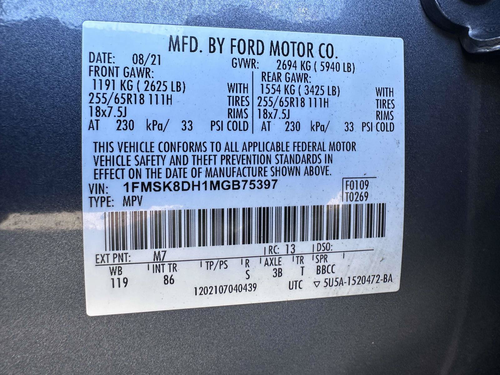 Used 2021 Ford Explorer XLT AWD/4WD image 30