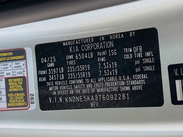 New 2026 Kia Carnival SX Prestige image 35