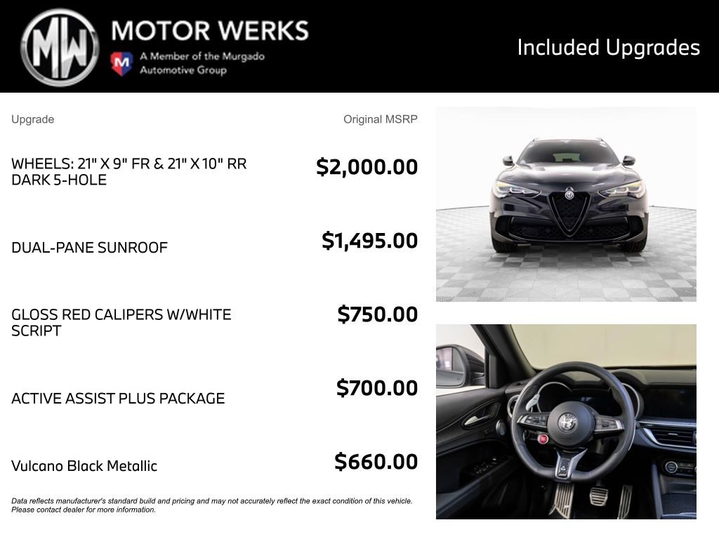 Used 2024 Alfa Romeo Stelvio Quadrifoglio w/ Active Assist Plus Package image 4