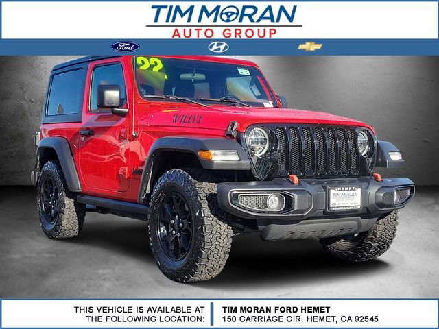 Used 2022 Jeep Wrangler Willys AWD/4WD image 1