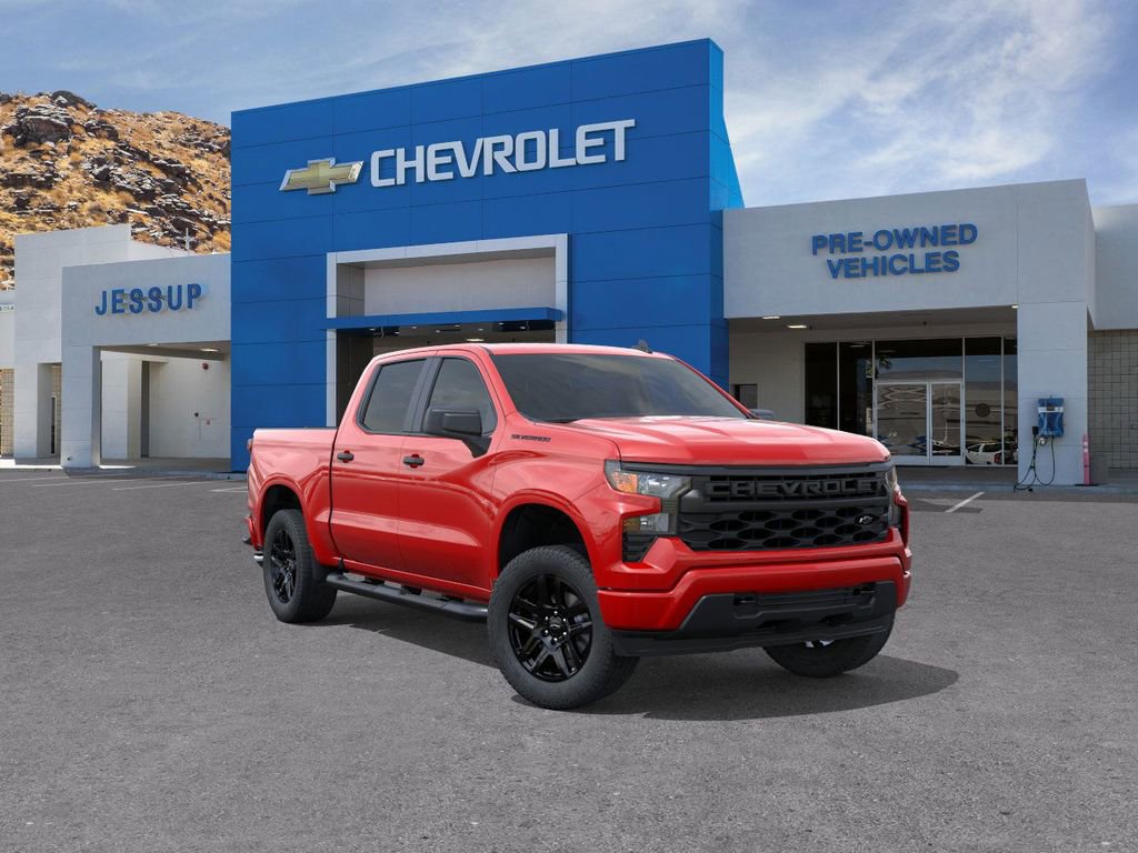 New 2026 Chevrolet Silverado 1500 Custom w/ Turbomax Blackout Package image 1