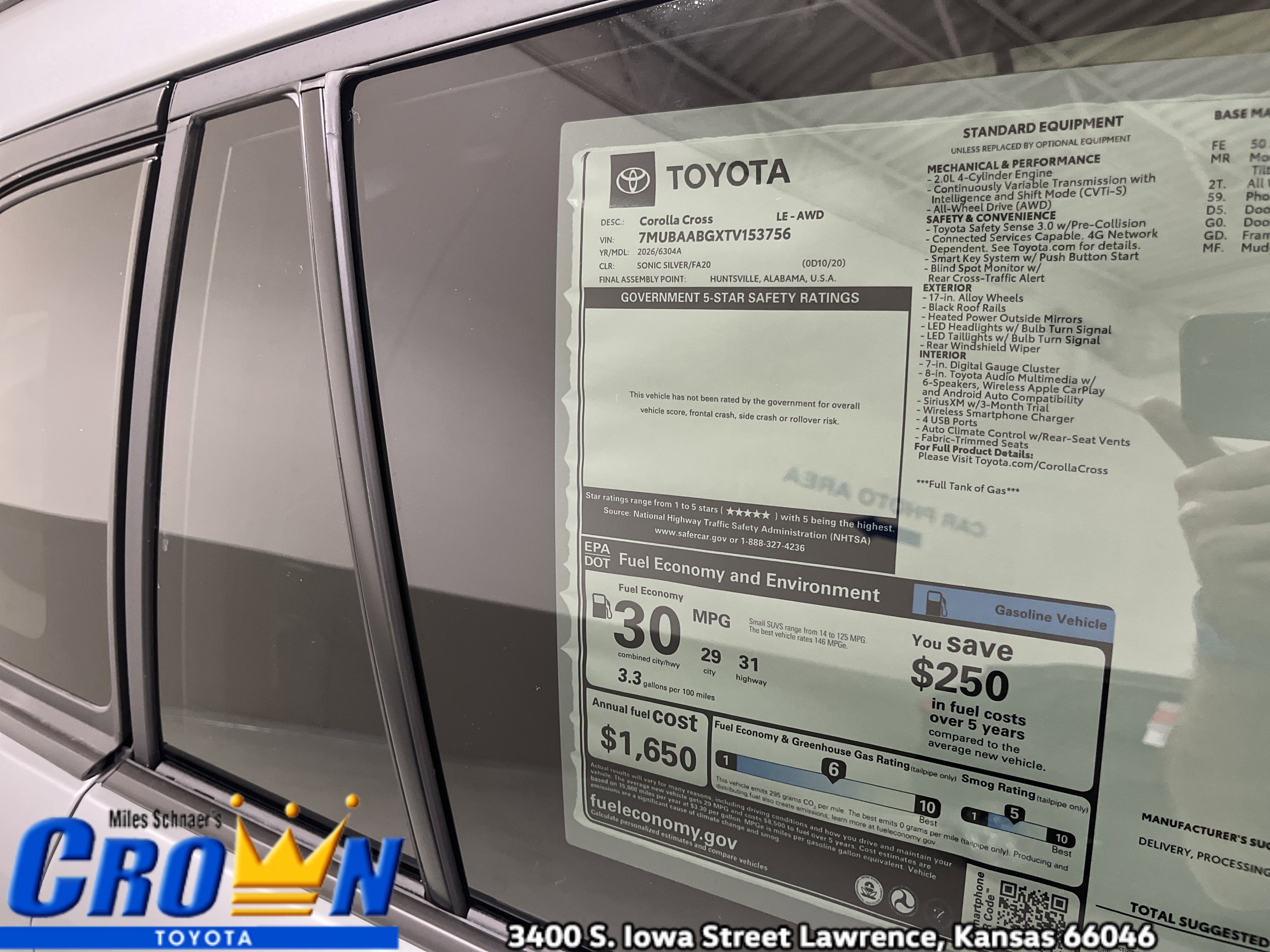 New 2026 Toyota Corolla Cross LE image 40