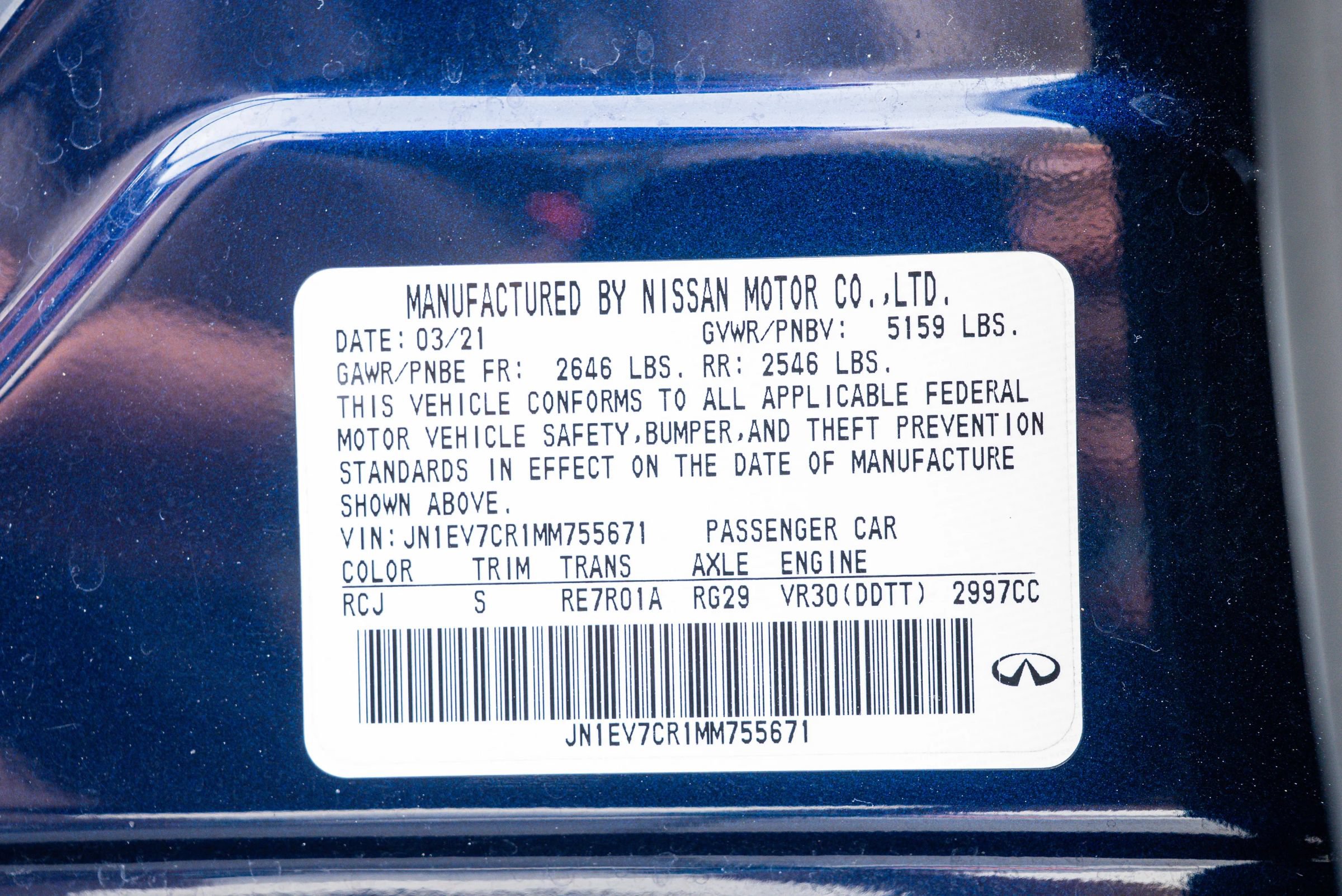 Used 2021 INFINITI Q50 Signature Edition w/ Cargo Package AWD/4WD image 36