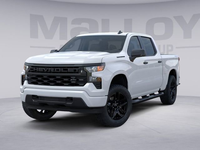 New 2024 Chevrolet Silverado 1500 Custom w/ Turbomax Blackout Package AWD/4WD image 9