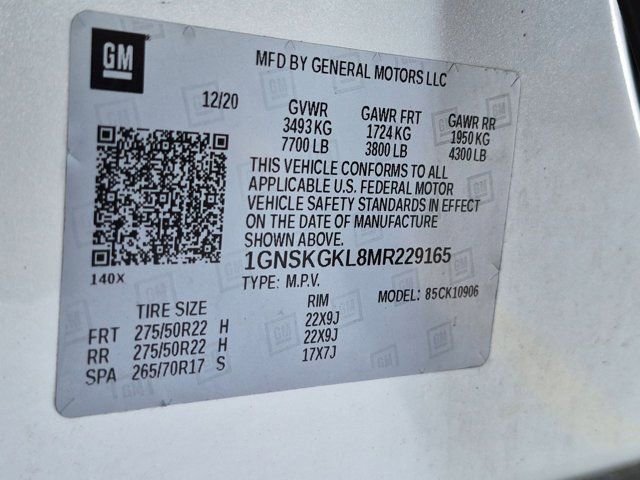 Used 2021 Chevrolet Suburban High Country AWD/4WD image 25