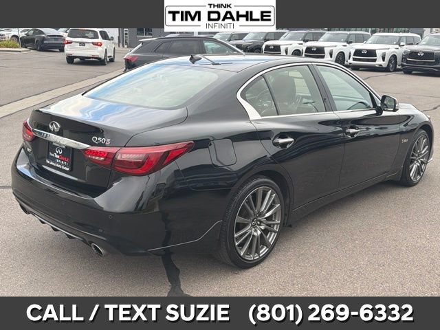 Used 2019 INFINITI Q50 Red Sport 400 w/ Sensory Package AWD/4WD image 11
