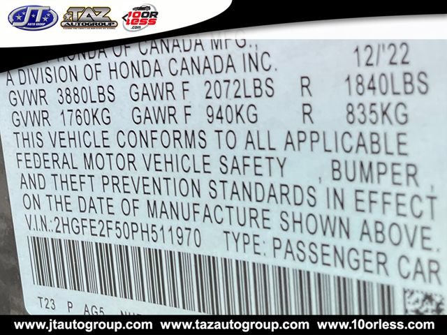 Used 2023 Honda Civic Sport image 18