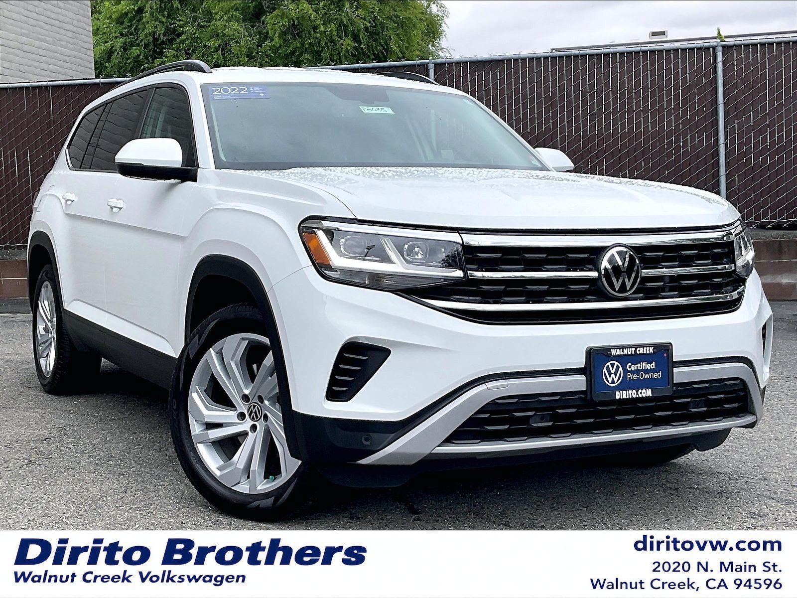 Certified 2022 Volkswagen Atlas SE