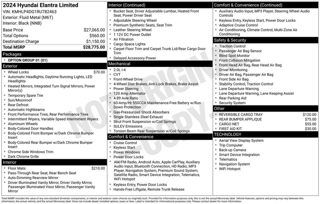 Certified 2024 Hyundai Elantra Limited image 9