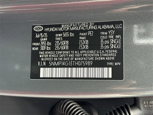 New 2026 Hyundai Santa Fe SE image 25