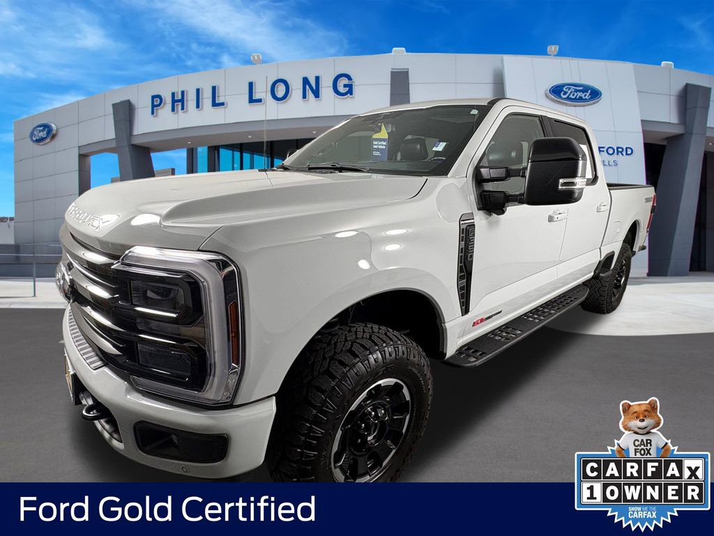 Certified 2025 Ford F350 Platinum w/ Tremor Off-Road Package AWD/4WD 360° Tour