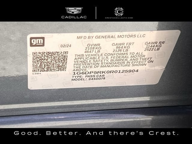 Certified 2024 Cadillac CT5 Sport RWD image 33