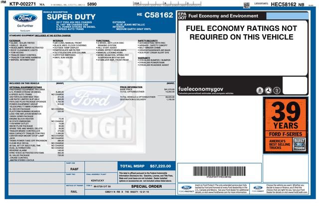Certified 2017 Ford F550 4x4 Regular Cab Super Duty image 11