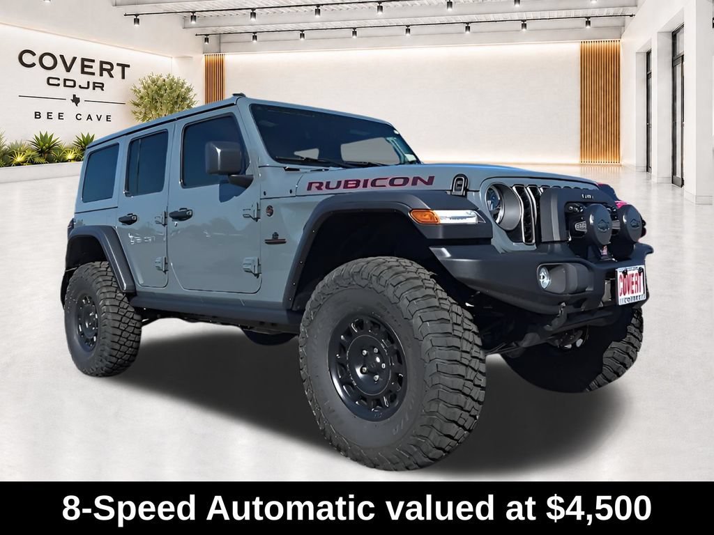 New 2025 Jeep Wrangler Unlimited Rubicon w/ Safety Group AWD/4WD 360° Tour