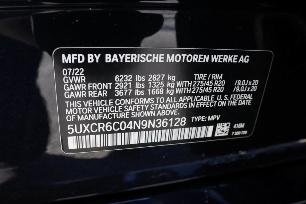 Used 2022 BMW X5 xDrive40i w/ M Sport Package image 45