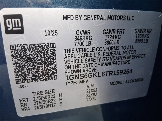 New 2026 Chevrolet Suburban High Country w/ Sun And Tow Package image 19