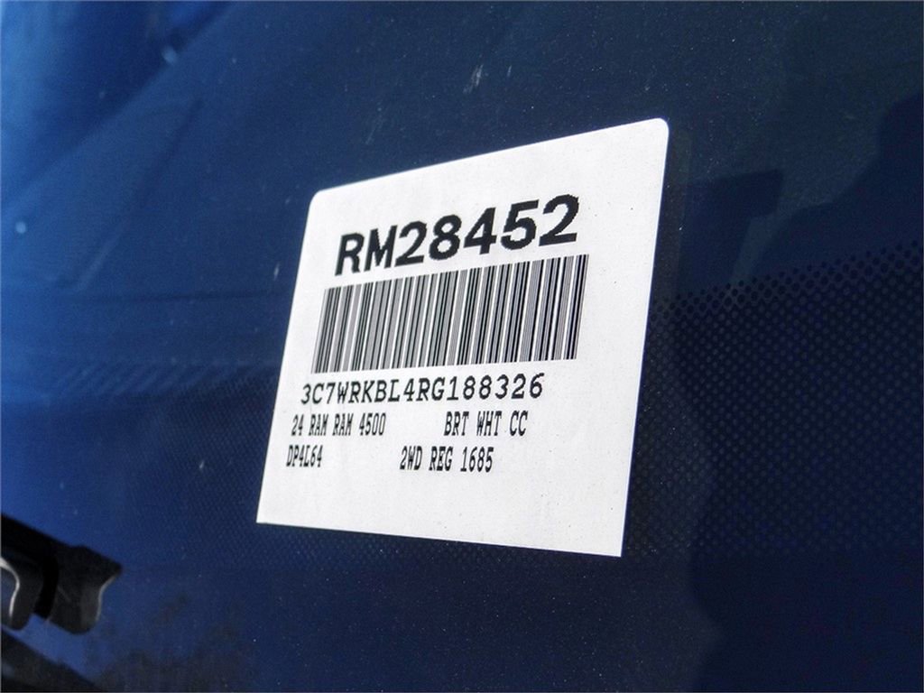 New 2024 RAM 4500 Tradesman RWD image 20