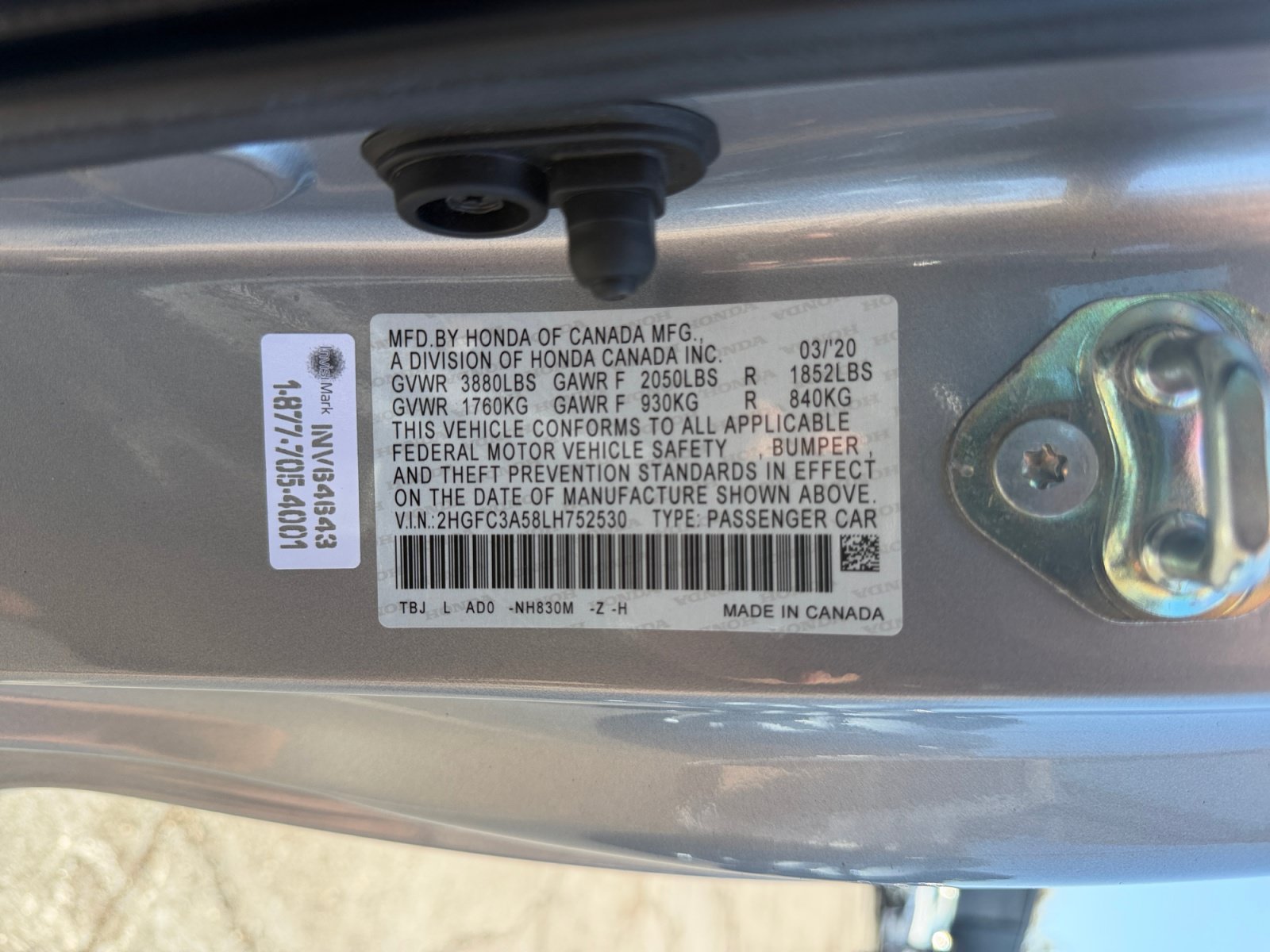 Used 2020 Honda Civic Si image 30