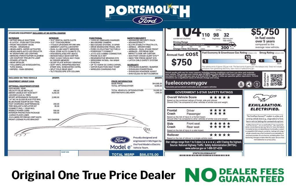 New 2025 Ford Mustang Mach-E Premium w/ Sport Appearance Package image 16