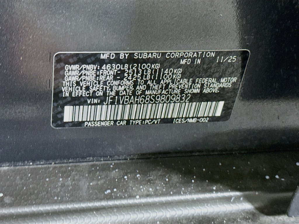 Certified 2025 Subaru WRX Premium AWD/4WD image 33