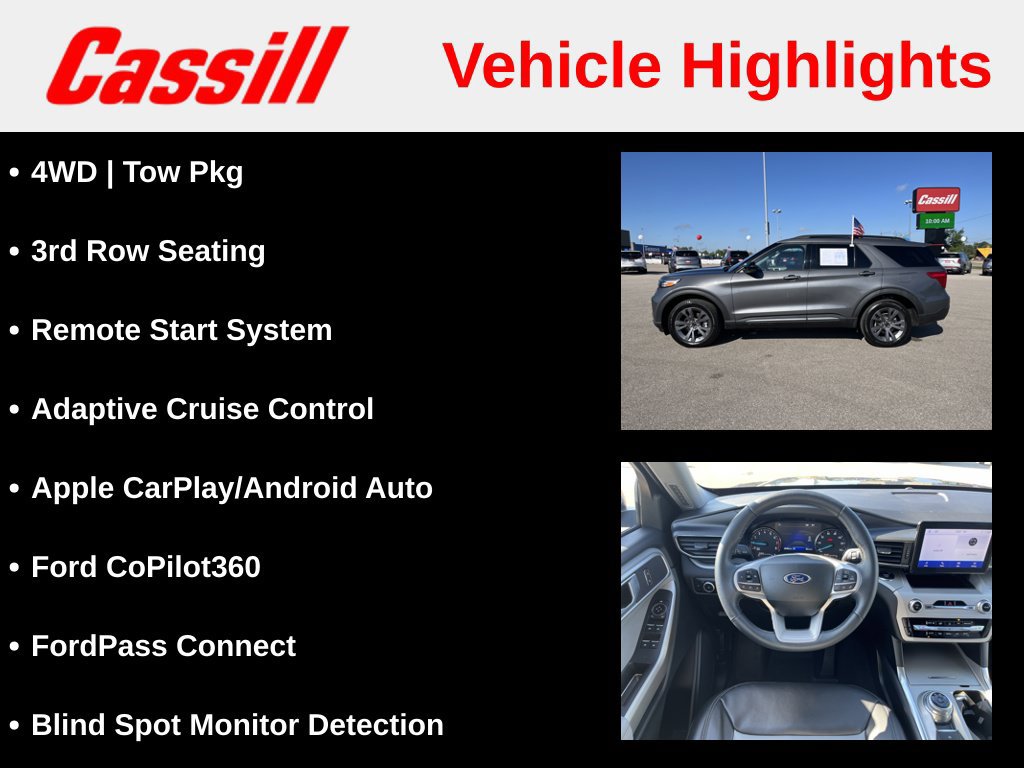 Used 2023 Ford Explorer XLT w/ Equipment Group 202A AWD/4WD image 7