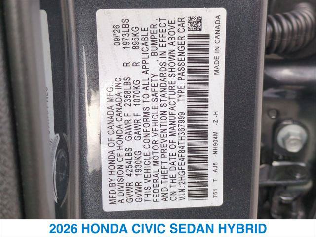New 2026 Honda Civic Sport Touring image 27