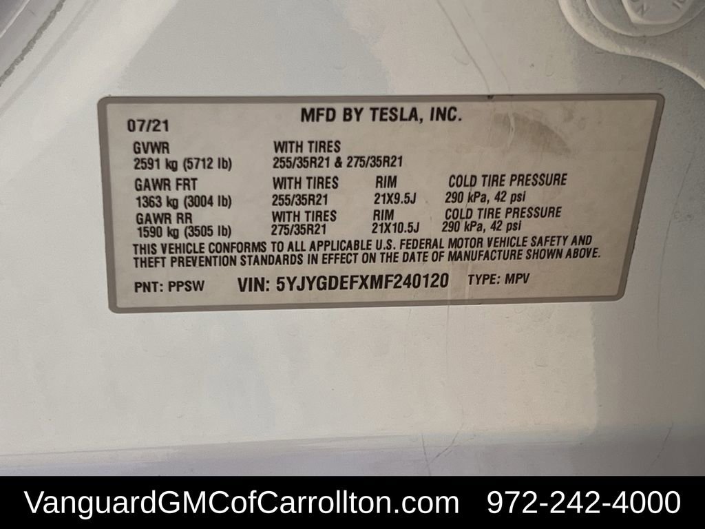 Used 2021 Tesla Model Y Performance image 33