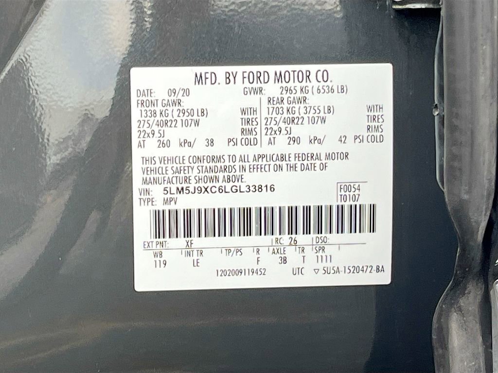 Used 2020 Lincoln Aviator Black Label w/ Dynamic Handling Package image 34