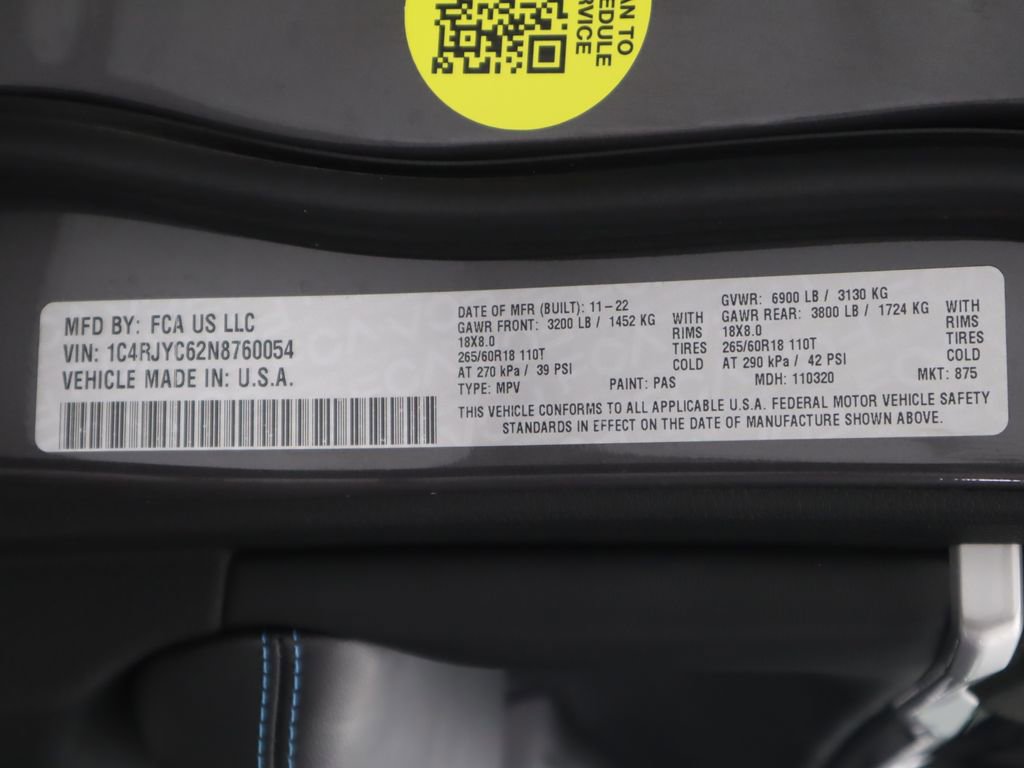 Used 2022 Jeep Grand Cherokee Trailhawk w/ Advanced Protech Group II image 36