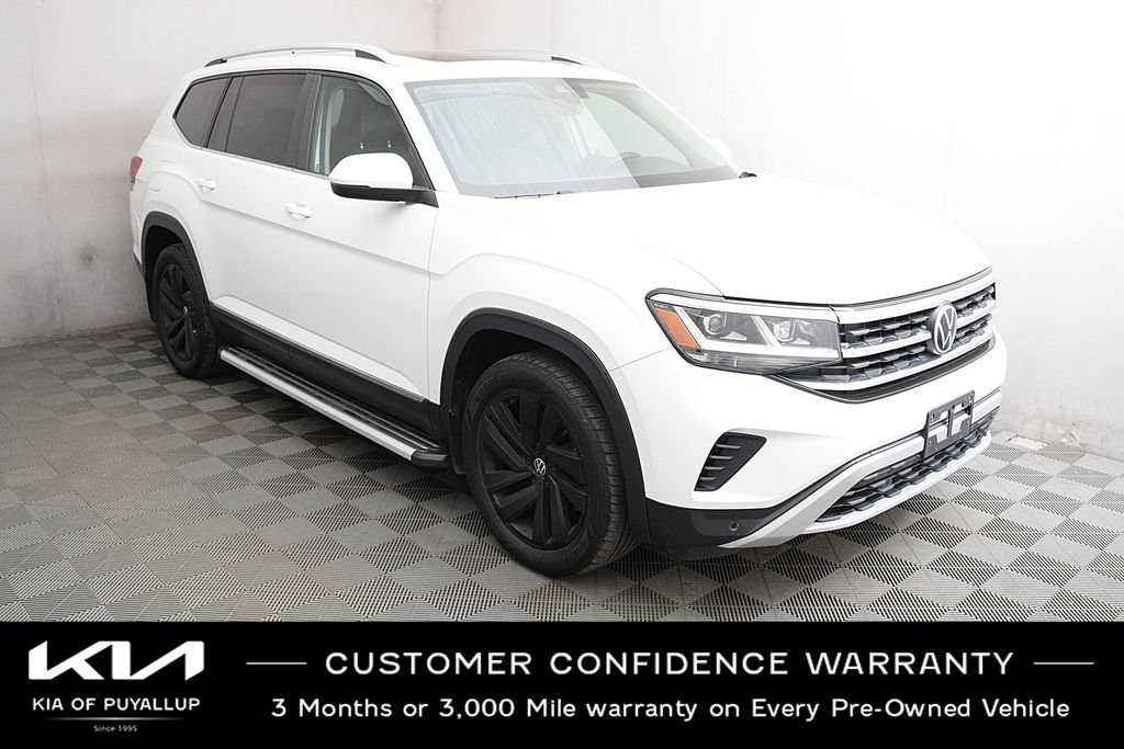 Used 2021 Volkswagen Atlas SEL AWD/4WD image 3