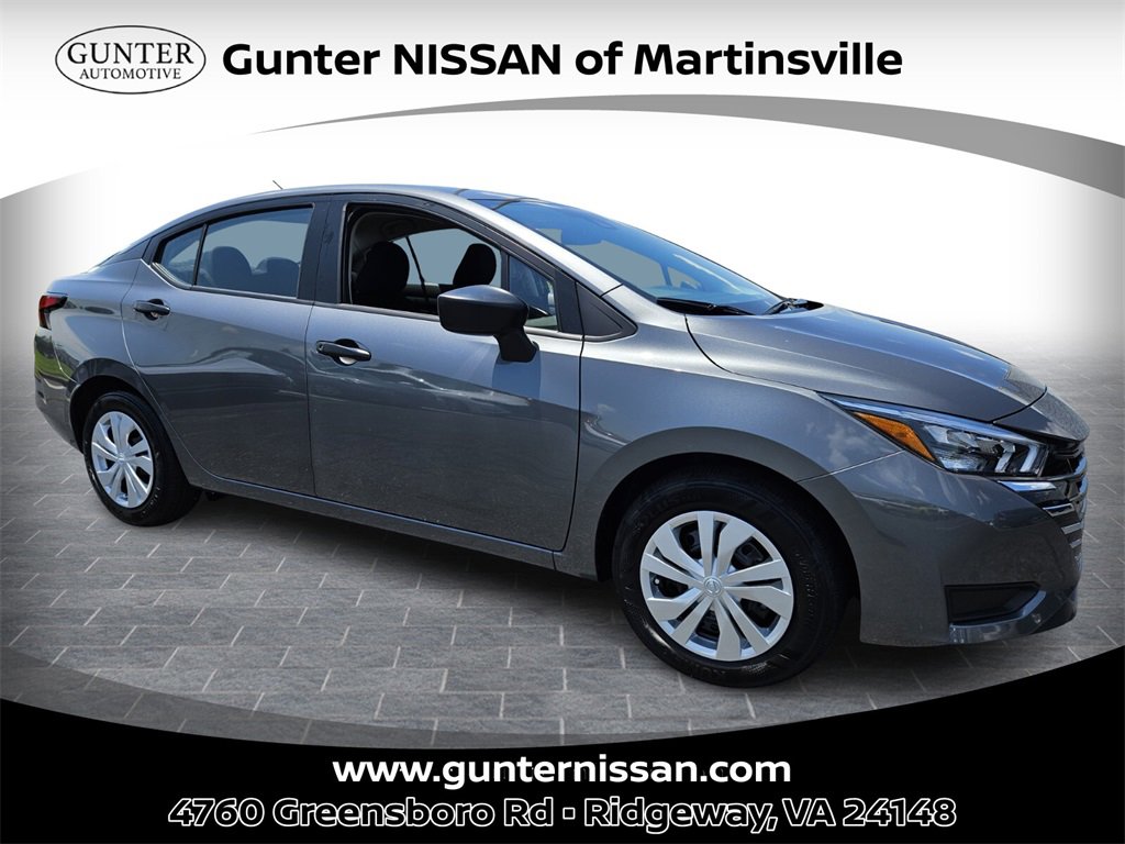 New 2025 Nissan Versa S w/ Trunk Package