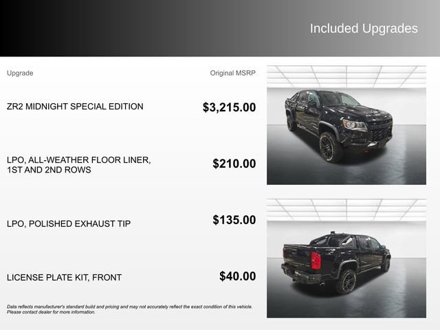 Used 2021 Chevrolet Colorado ZR2 w/ ZR2 Midnight Special Edition AWD/4WD image 4