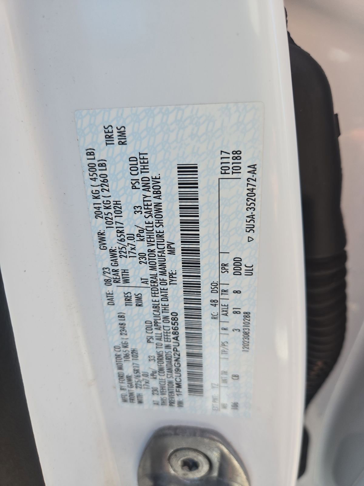 Certified 2023 Ford Escape Active image 30