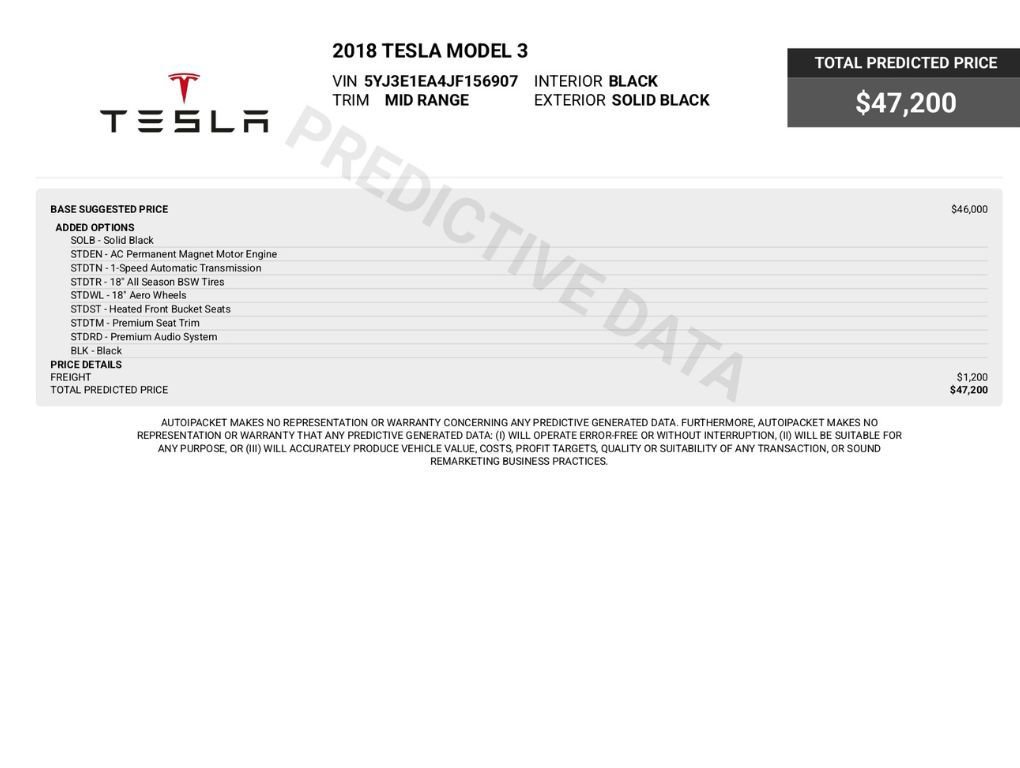 Used 2018 Tesla Model 3 Mid Range RWD image 2