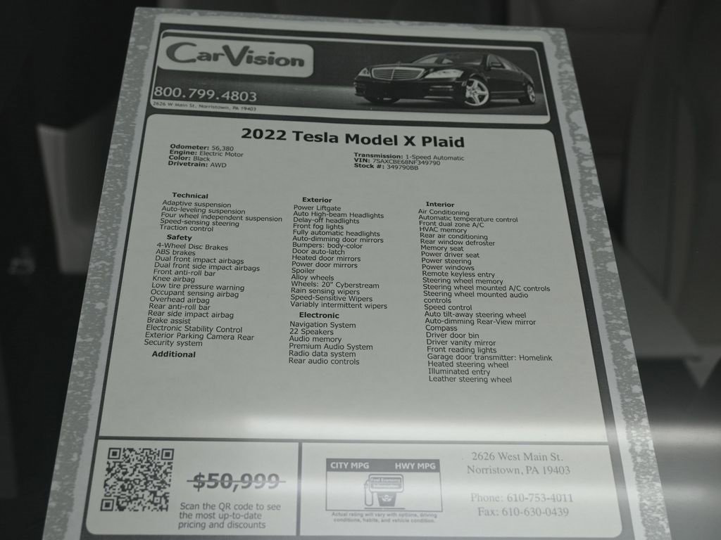 Used 2022 Tesla Model X Plaid image 46