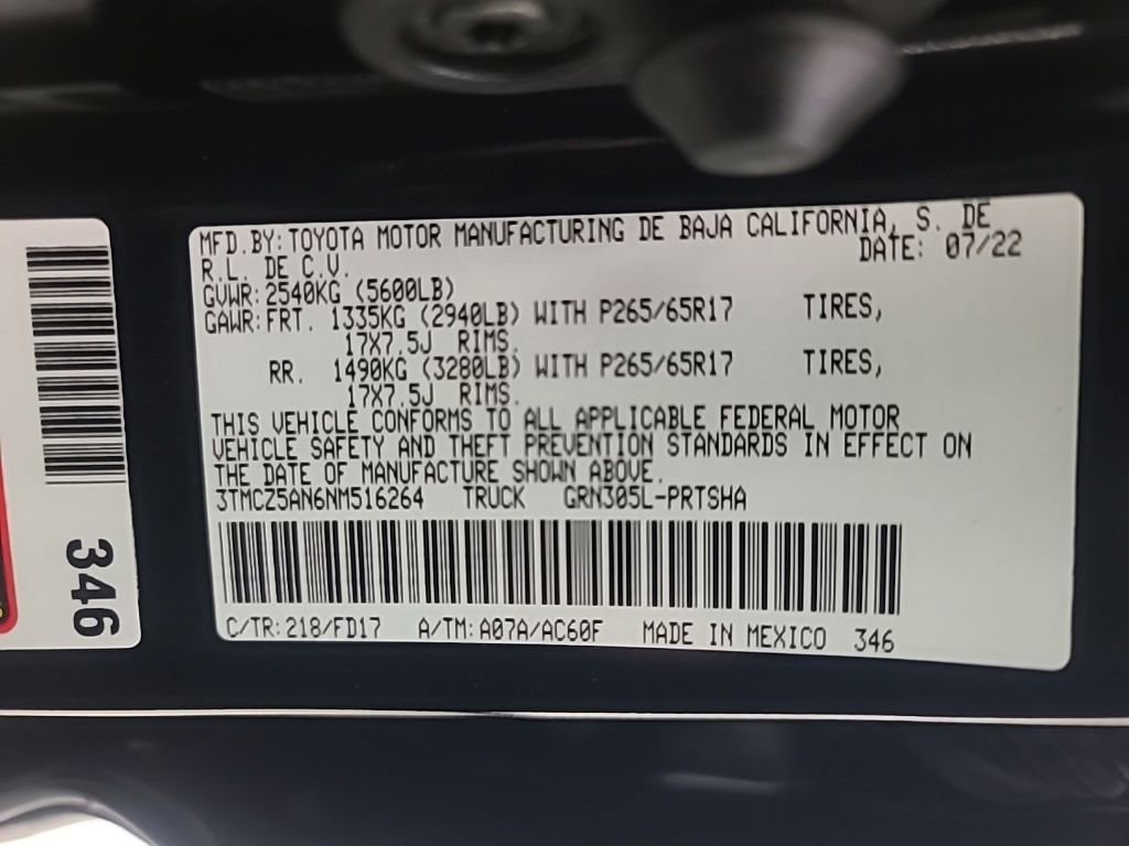 Used 2022 Toyota Tacoma TRD Sport image 40