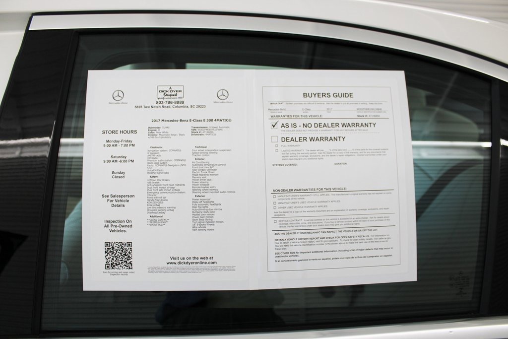 Used 2017 Mercedes-Benz E 300 4MATIC image 24