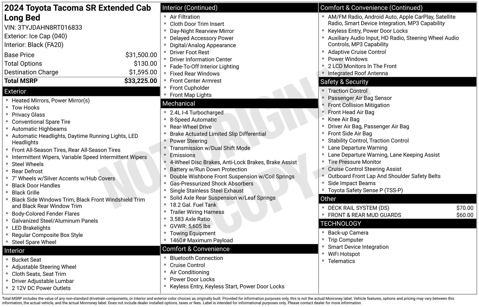 Used 2024 Toyota Tacoma SR image 23