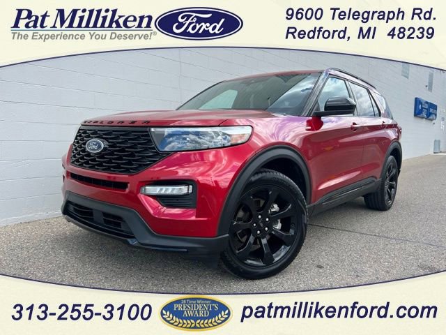 Certified 2024 Ford Explorer ST-Line w/ Class IV Trailer Tow Package