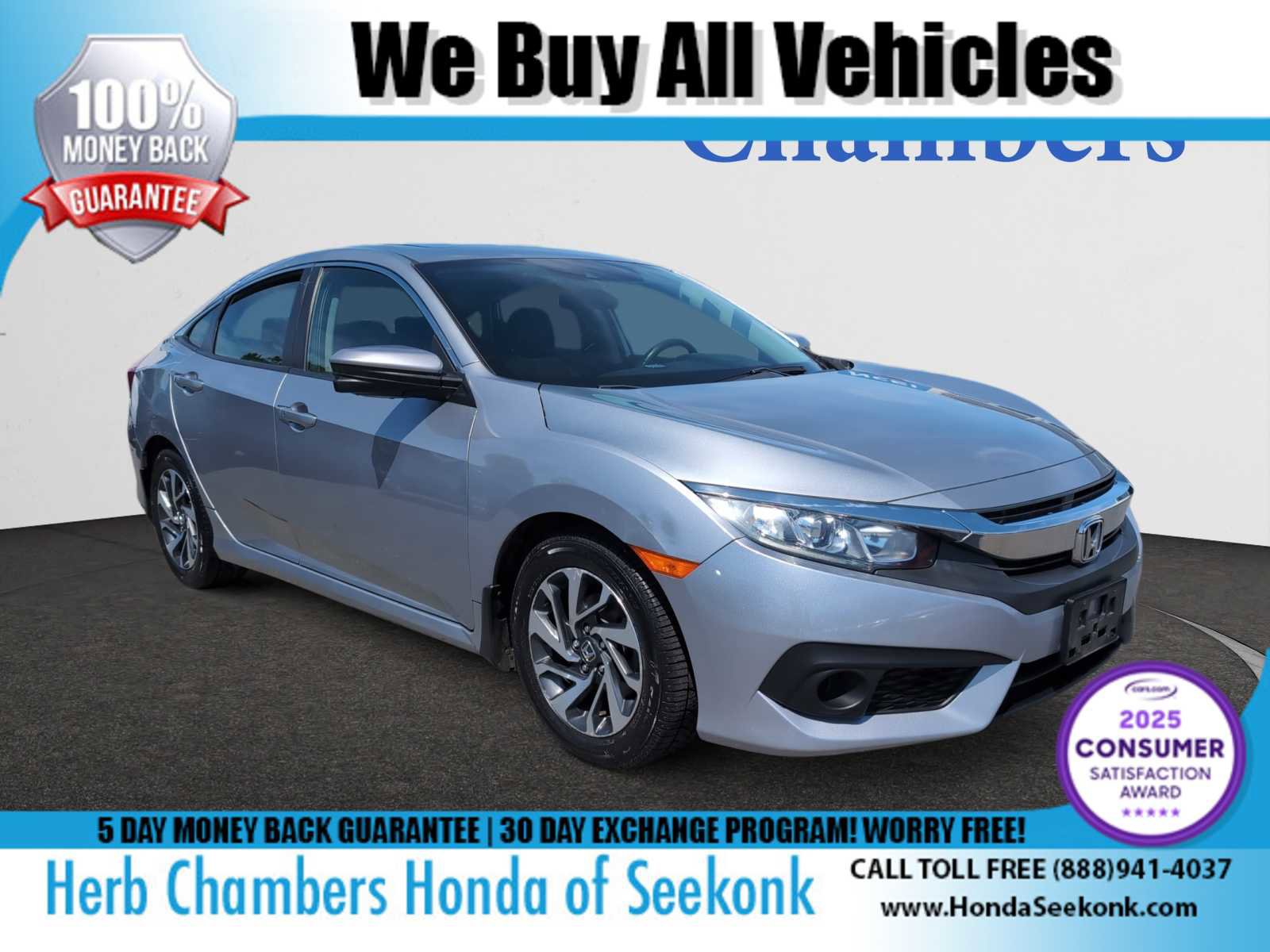 Used 2016 Honda Civic EX