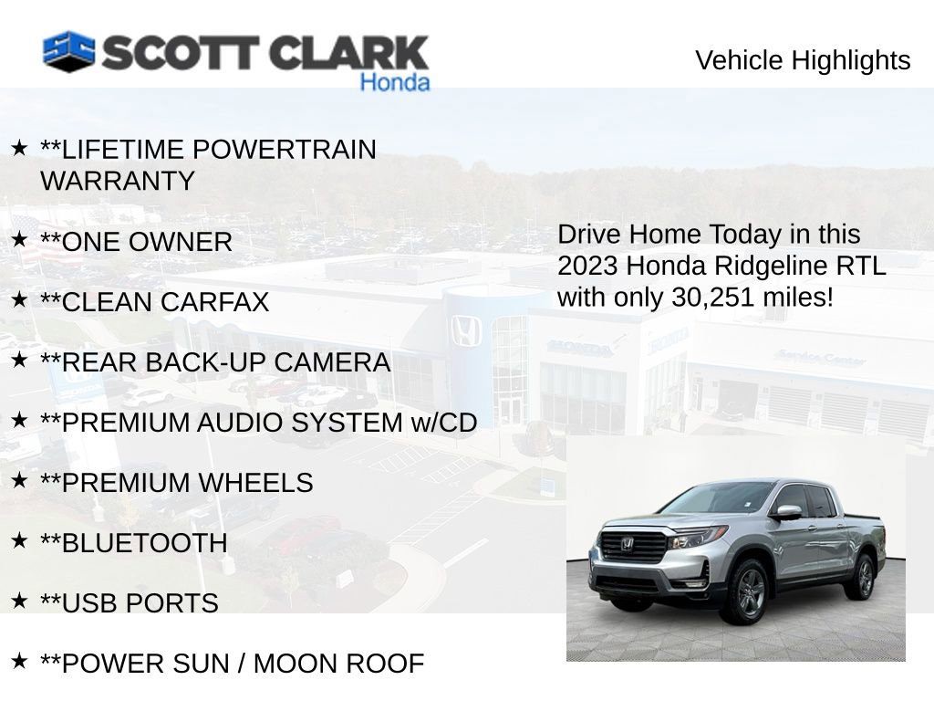Used 2023 Honda Ridgeline RTL image 11