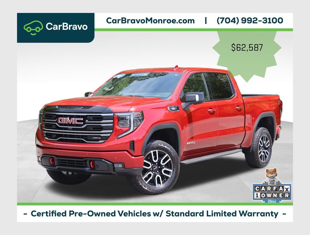 Certified 2025 GMC Sierra 1500 AT4 w/ AT4 Premium Package
