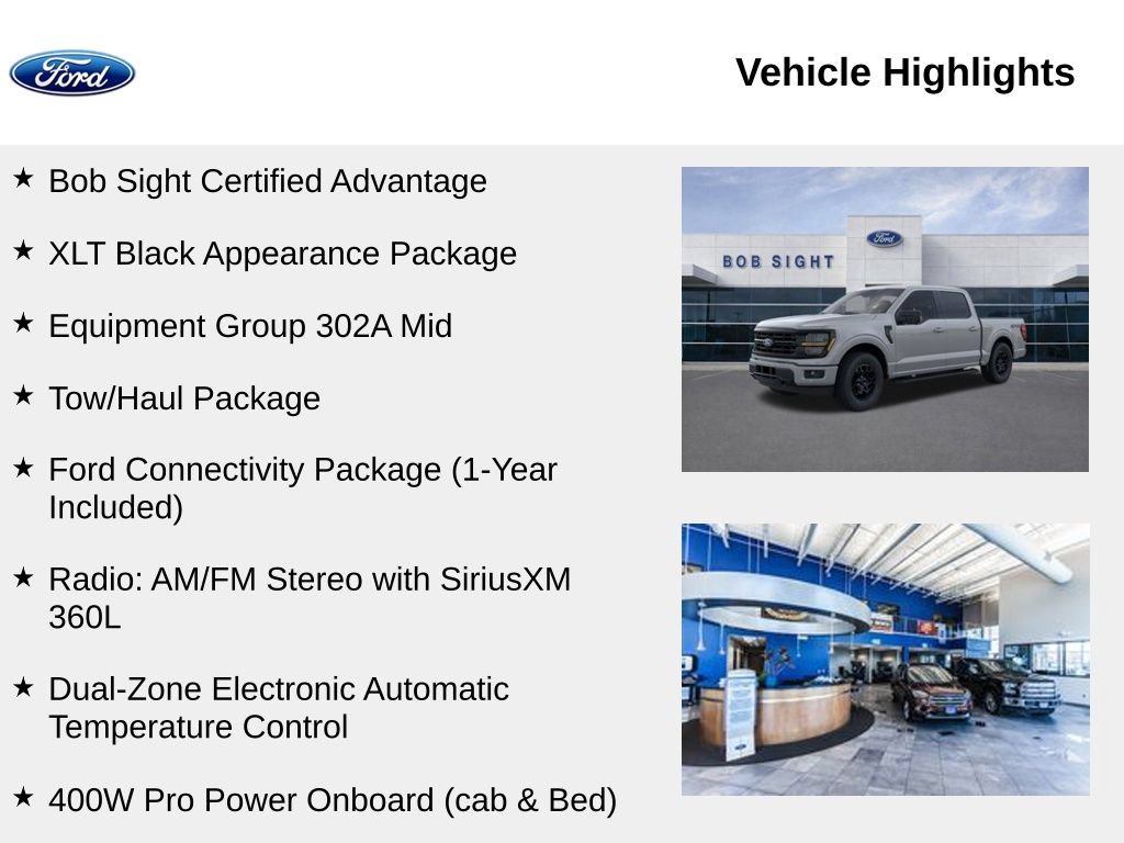 New 2026 Ford F150 XLT w/ Equipment Group 302A MID AWD/4WD image 2