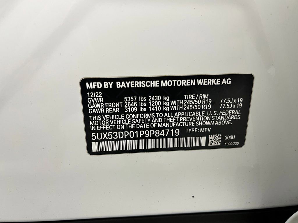 Used 2023 BMW X3 xDrive30i w/ Premium Package image 24