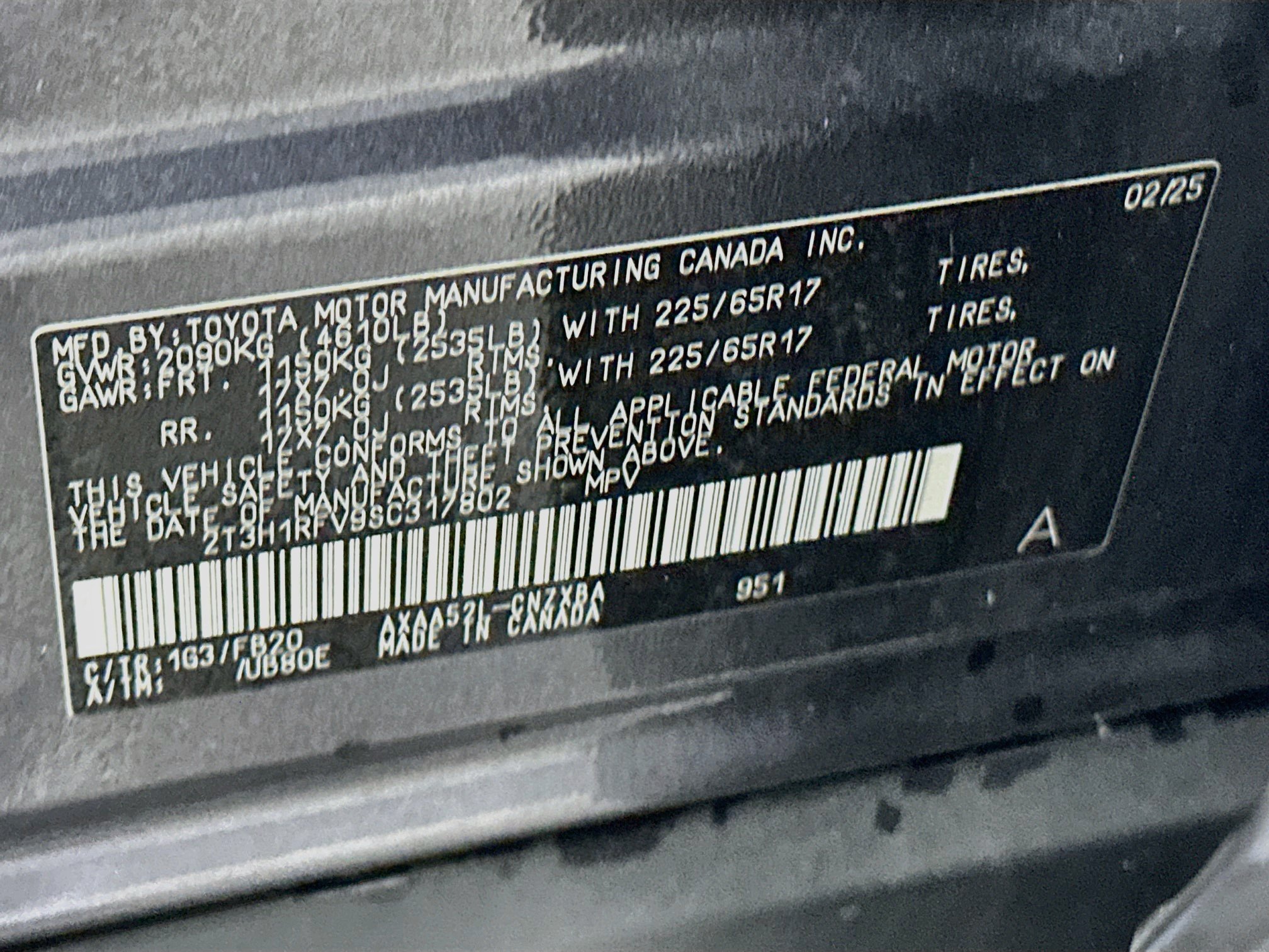 Used 2025 Toyota RAV4 LE FWD image 12