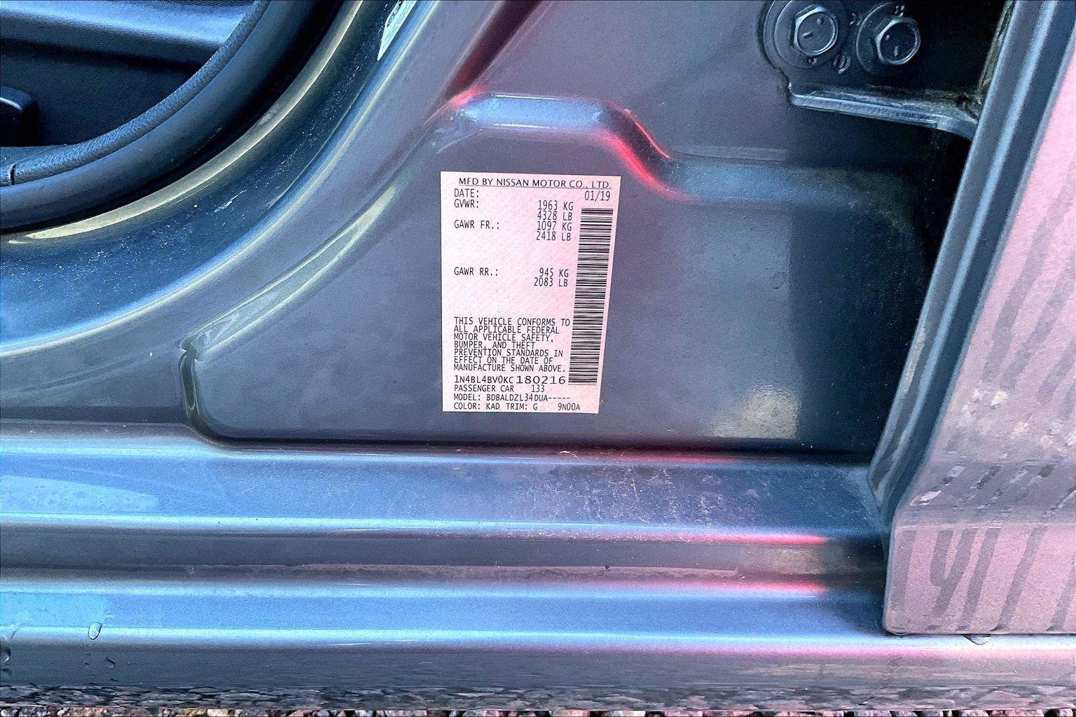 Used 2019 Nissan Altima 2.5 S FWD image 3